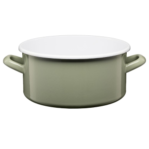 Rondel emaliowany gładki GORDON 22cm/4l mięta